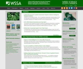 Wssa.net(Weed Science Society of America) Screenshot