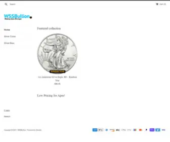 WSsbullion.com(WSS Bullion) Screenshot