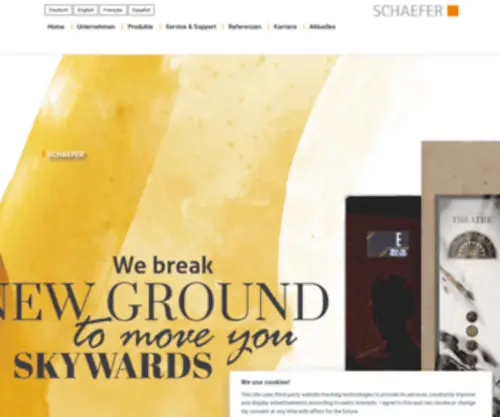 WSSchaefer.com(Aufzugskomponenten, Taster & Tableaus) Screenshot