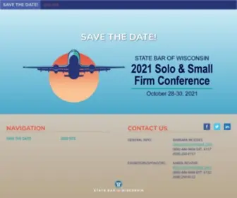 WSSFC.org(Wisconsin Solo and Small Firm Conference) Screenshot