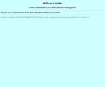 Wstatler.com(Website Maintenance and Online Presence Management) Screenshot