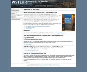 WStlur.org(World Society for Transport and Land Use Research (WSTLUR)) Screenshot