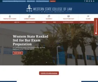 Wsulaw.edu(Devoted to Your Success) Screenshot