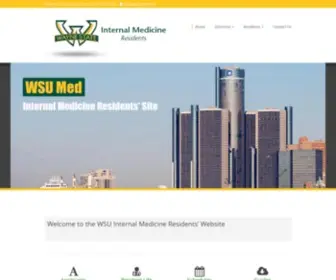Wsumed.com(WSU MED) Screenshot