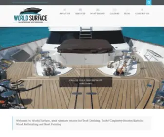 Wsurface.com(Teak decking) Screenshot