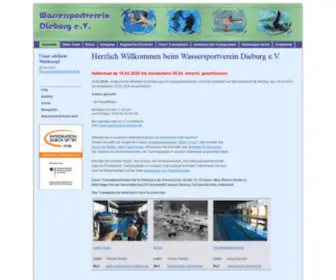 WSV-Dieburg.de(Wassersportverein Dieburg e.V) Screenshot