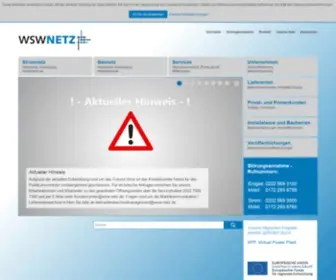 WSW-Netz.de(WSW Netz GmbH) Screenshot