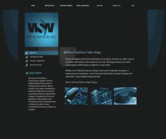 WSW.ca(Western spring & wire ltd) Screenshot