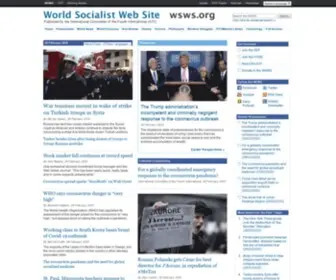 WSWS.org(World Socialist Web Site) Screenshot