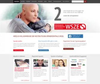 Wsze.de(Westdeutsche SpenderZentrale) Screenshot