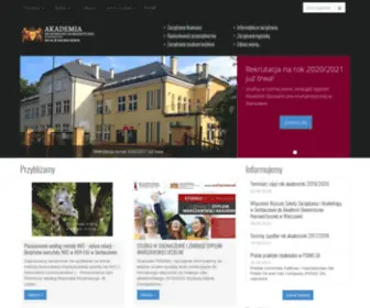 Wszim-Sochaczew.edu.pl(Akademia Ekonomiczno) Screenshot