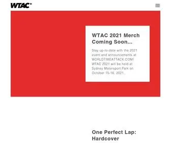 Wtacshop.com(WTAC Merchandise) Screenshot