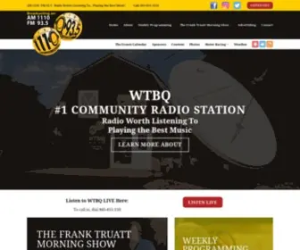 WTBQ.com(WTBQ AM 1110 FM 93.5) Screenshot