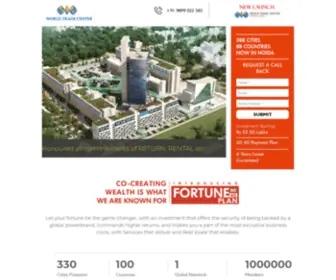 WTC-Noida.com(World Trade Center Sector 132 WTC CBD Noida Shops) Screenshot