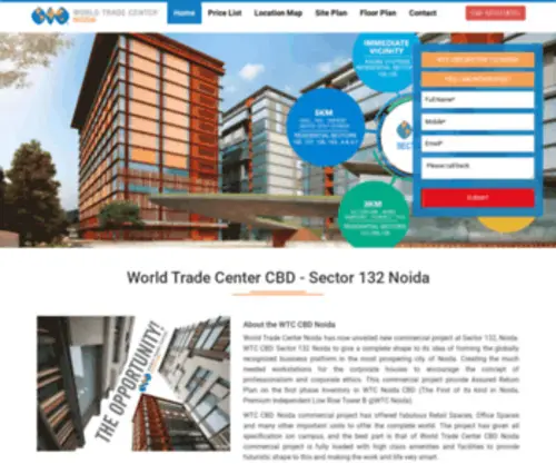 WTCCBD.net.in(WTC CBD Noida) Screenshot