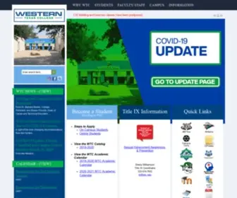 WTC.edu(Western Texas College) Screenshot