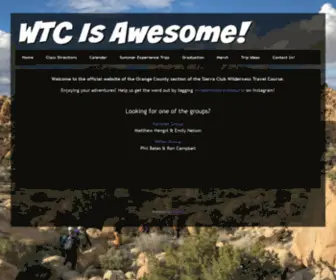 Wtcisawesome.com(Wilderness Travel Course Is Awesome) Screenshot