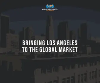 WTcla.org(Bringing Los Angeles To The Global Market) Screenshot