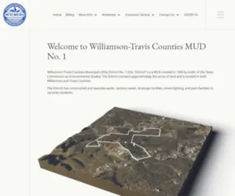 WTcmud1.org(Williamson-Travis Counties MUD No) Screenshot