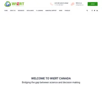 Wtert.ca(Waste-to-Energy Research and Technology) Screenshot