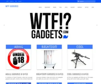 WTfgadgets.com(WTF Gadgets) Screenshot