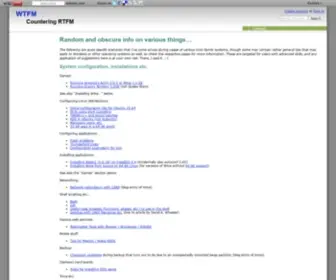 WTFM.org(WTFM) Screenshot