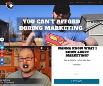 WTfmarketing.com(Marketing should be fun) Screenshot