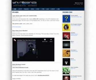 Wtiirecords.com(WTII Records) Screenshot