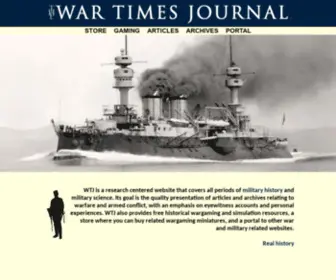WTJ.com(War Times Journal) Screenshot