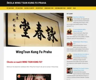 Wtkungfu.cz(Wing Tsun Kung Fu Praha) Screenshot