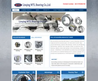 WTlbearing.com(Linqing WTL bearing co) Screenshot