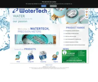 Wtmeters.com(Water meters) Screenshot