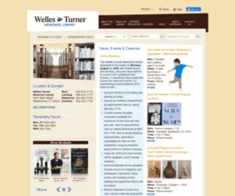 WTmlib.info(Welles-Turner Memorial Library) Screenshot
