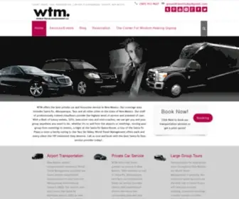 WTMLLC.com(Limo Service In Albuquerque And Santa Fe) Screenshot