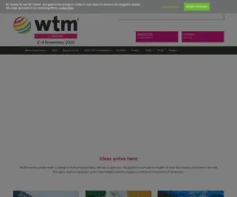 WTmlondon.com(World Travel MarketWelcome to World Travel Market) Screenshot