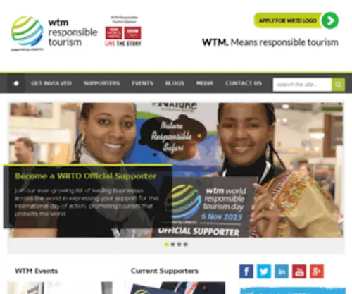WTMWRTD.com(WTM World Responsible Tourism DayWTM World Responsible Tourism Day) Screenshot