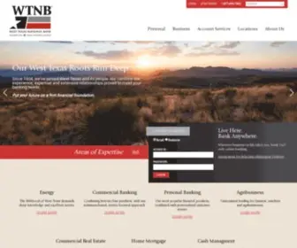 WTNB.com(West Texas National Bank) Screenshot