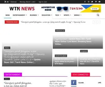 WTN.net.in(World Tamil News) Screenshot