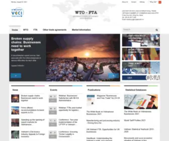 Wtocenter.vn(WTO and International trade Policies) Screenshot