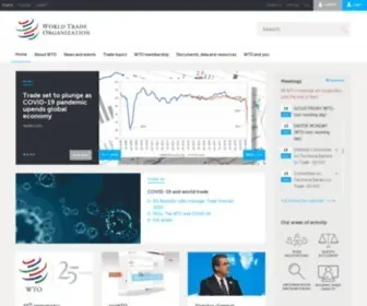 Wto.org(World Trade Organization) Screenshot