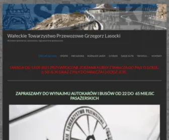 WTP.com.pl(Wałeckie Towarzystwo Przewozowe Grzegorz Lasocki) Screenshot