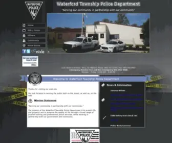 WTPD.org(Waterford Township Police Department) Screenshot