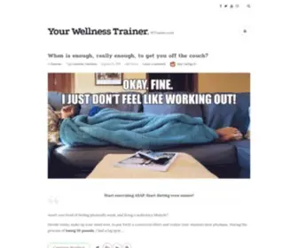 Wtrainer.com(Your Wellness Trainer) Screenshot