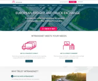 Wtransnet.com(Bolsa de Cargas y Camiones) Screenshot