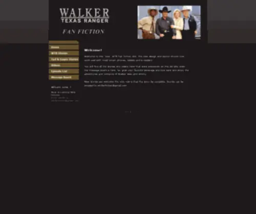 WTrfanfiction.com(Walker Texas Ranger Fan Fiction) Screenshot