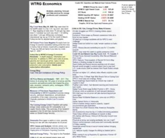 WTRG.com(WTRG Economics) Screenshot