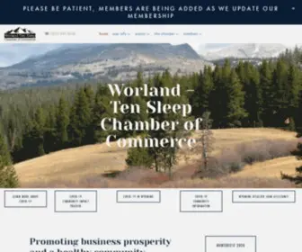 WTSchamber.org(Worland Ten Sleep Chamber of Commerce) Screenshot