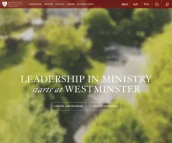 WTS.edu(Westminster Theological Seminary) Screenshot