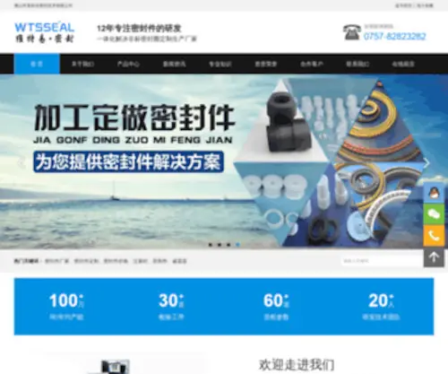 WTsseal.com(佛山市美科佳密封技术有限公司) Screenshot