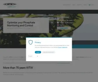 WTW.com(Laboratory & Process Instrumentation) Screenshot